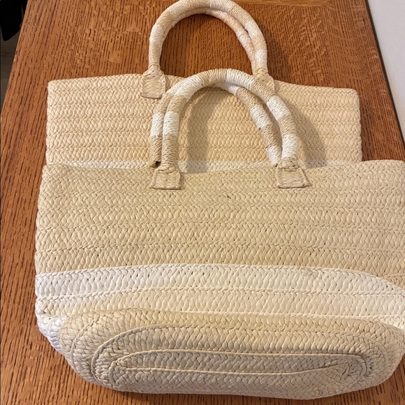 Altru Handbags - Altru Woven Totes in Cream - 2 totes